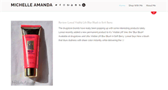 Desktop Screenshot of michelleamanda.com